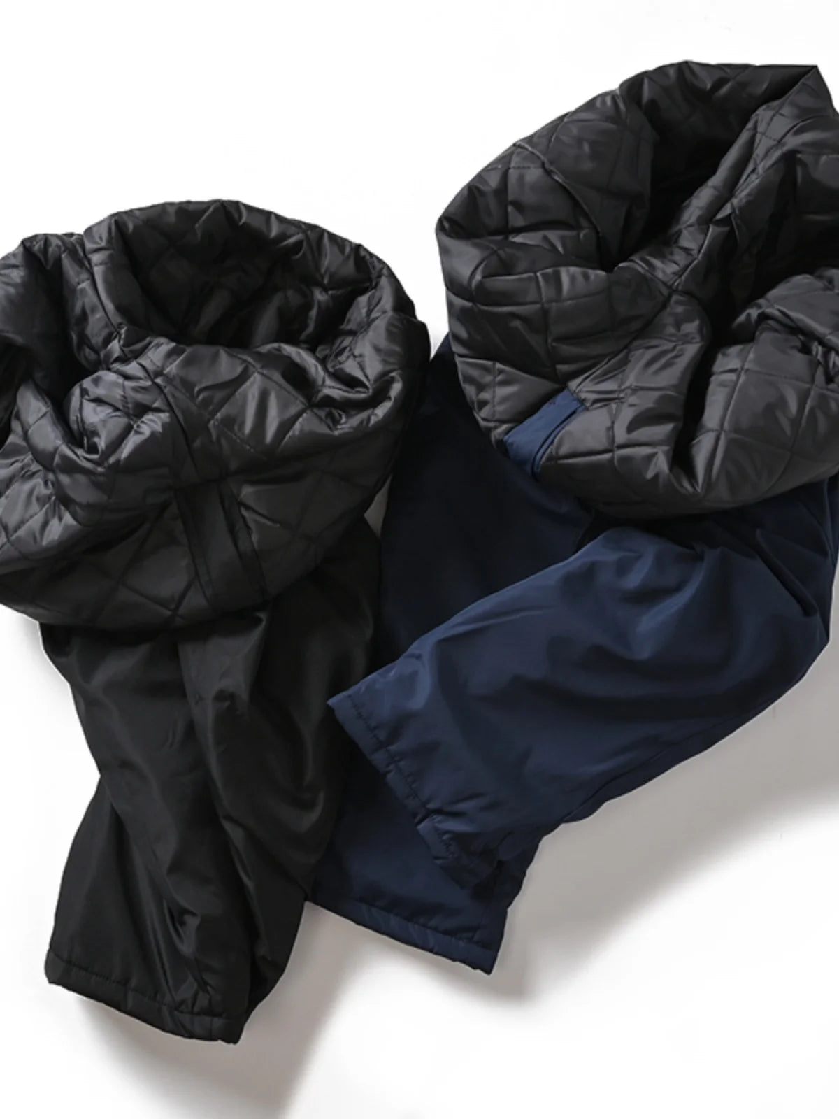 Thickened Cotton Pants for Men Winter Outdoor Warmth Windproof Straight Leg Casual Trousers Trendy Pure Color Youth Spring