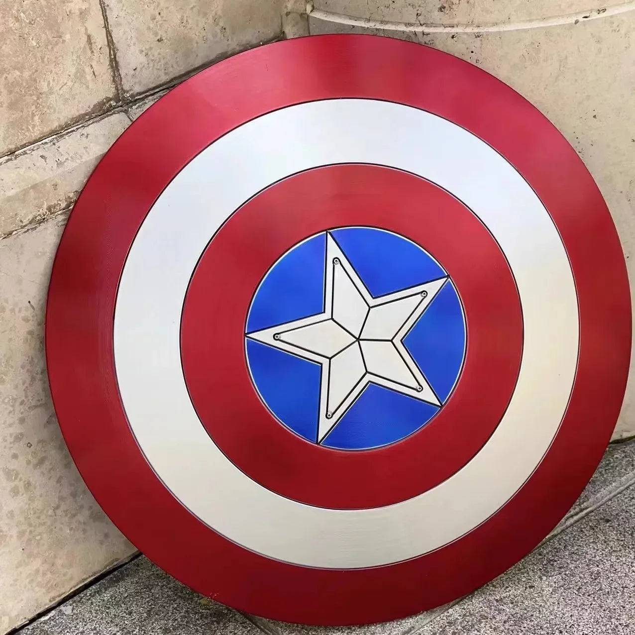 60cm Superhero Captain America Shield Premium Version Model Plastic Weapons Costume Fancy Dress Party Stage Gift Toy collecttion