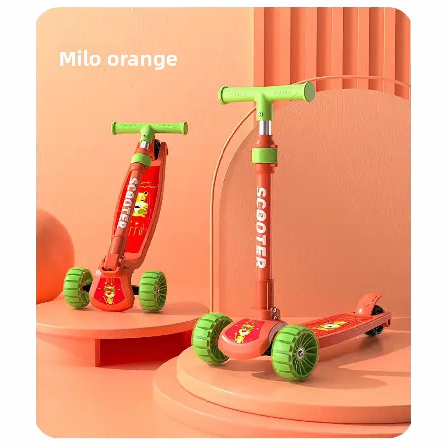 Children’s scooter for 14-year-olds:suitable for boys and girls, designed to help children develop their sense of balance