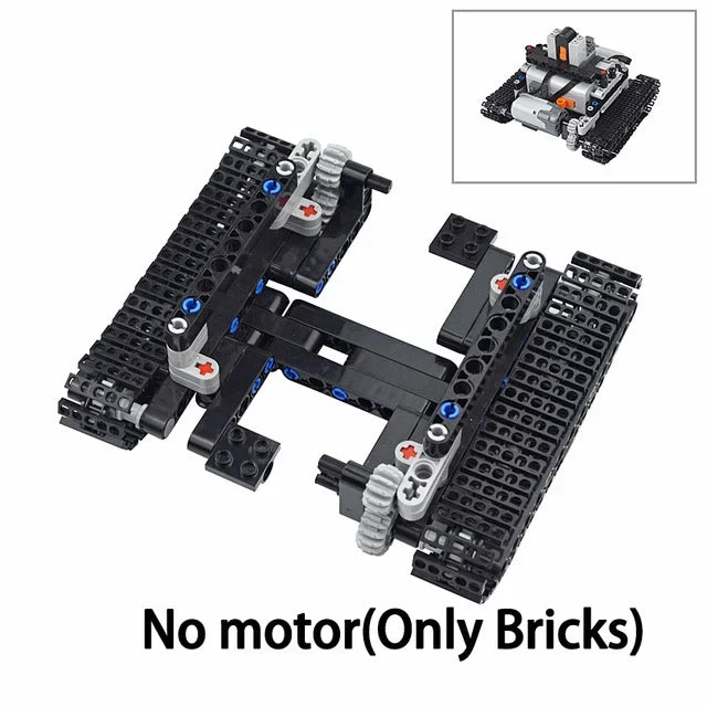 MOC Expert Technical Car Power Function Motor Parts  Buiding Block With RC Motor Vehicle Brick Toys For Children Gifts Leduo