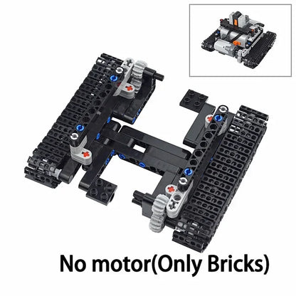 MOC Expert Technical Car Power Function Motor Parts  Buiding Block With RC Motor Vehicle Brick Toys For Children Gifts Leduo