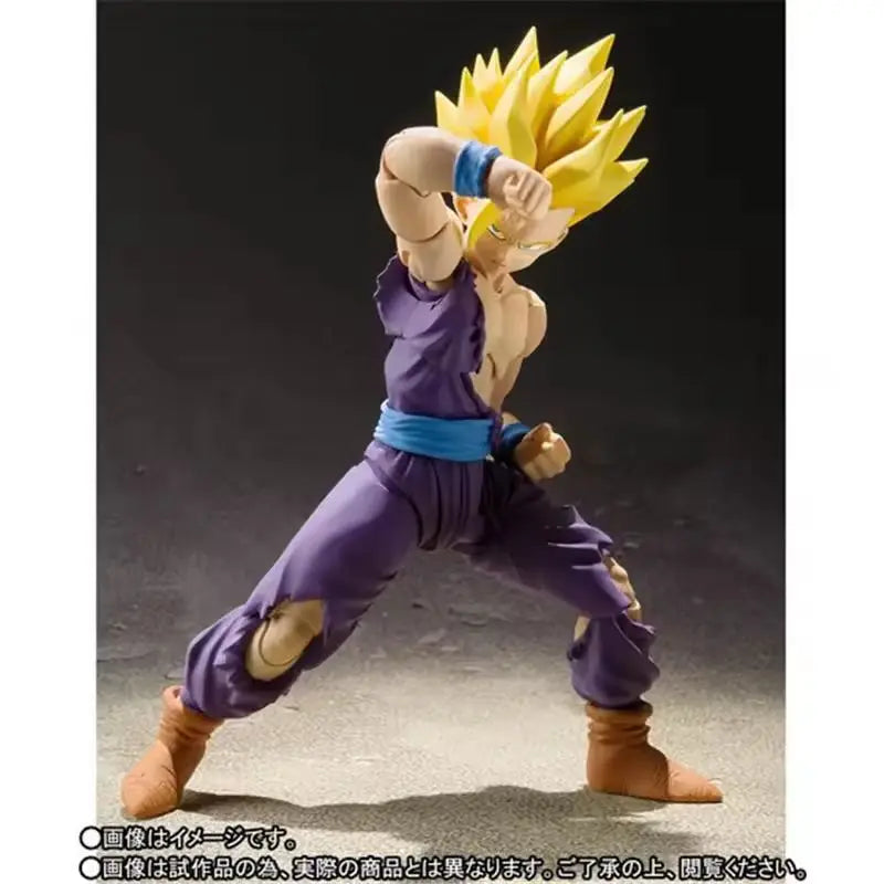 New Dragon Ball Z Super Saiyan Son Gohan Battle Damaged Ver Pvc Action Figure Statue Collection Kids Anime Collectible Toy Doll