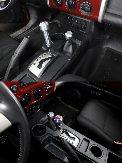 For Toyota FJ Cruiser 2007-2021 Car Gear Grip Head Shift Knob Modification Aluminum alloy interior Accessories