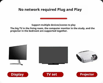 X6 Retro Video Game Console 2.4G Wireless 4K HD Double Rocker Console Stick 64GB Built-In 15000 Retro Games for Play Kids Gift