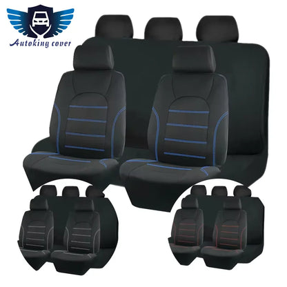 AUTOKING Universal  Car Seat Cover Set Car Accessories Interior for Women Man Fit for Most Car SUV Truck Van Seat Protector