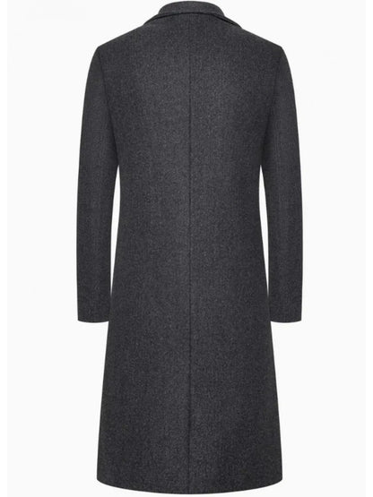 Men's Wear Woollen Coat Men Clothing Men's Autumn Trench Coat Warm Woolen Overcoat Male Autumn Winter Male Warm Long Jacket New