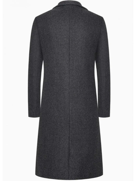 Men's Wear Woollen Coat Men Clothing Men's Autumn Trench Coat Warm Woolen Overcoat Male Autumn Winter Male Warm Long Jacket New