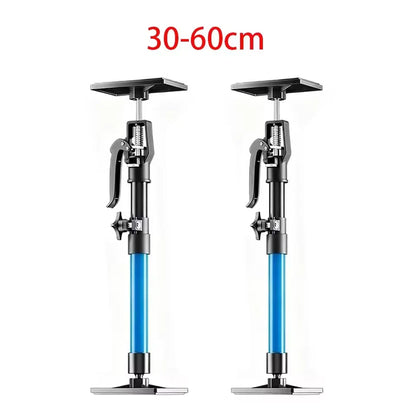 New 2Pcs Labor-Saving Telescopic Steel Support Rod Cabinet Jack Drywall Construction Tool Extensible Non-slip Hand Lifting Jack
