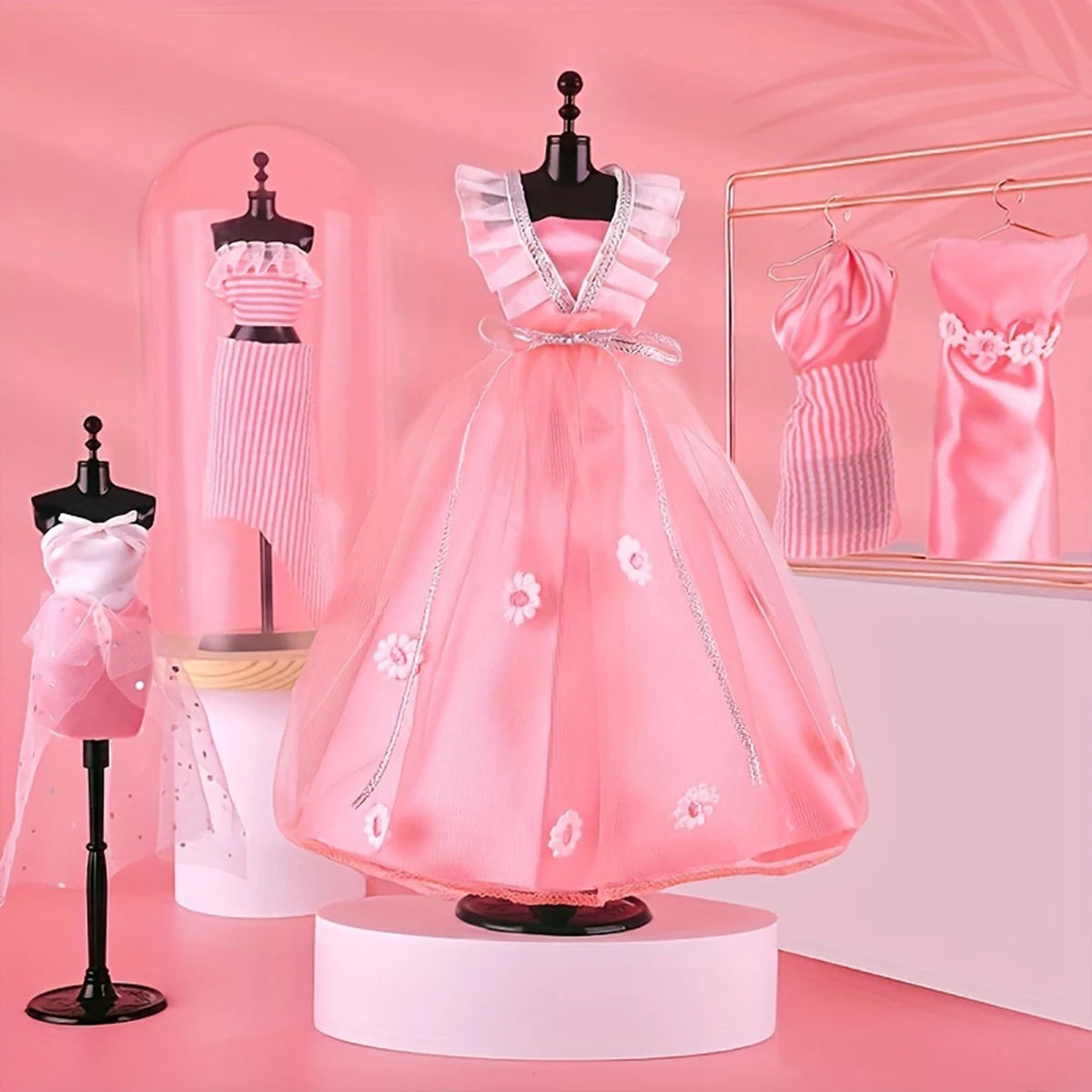 Girls Fashion Designer Kit DIY Creative Paste Art Craft No Needle Thread Birthday Halloween Christmas Thanksgiving Gift