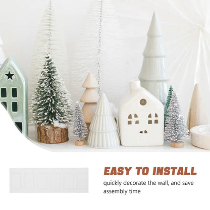House Dollhouse Flexible Molding Baseboard Self Adhesive Self-adhesive Accent Wall