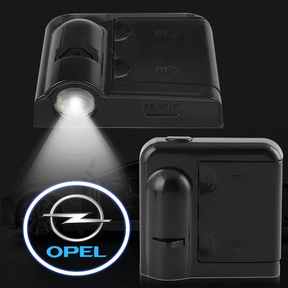 Car Door Projector LED Shadow Lights Lamp Car Accessories For Opel Astra j Insignia Astra g Corsa Zafira b Mokka Vivaro Meriva