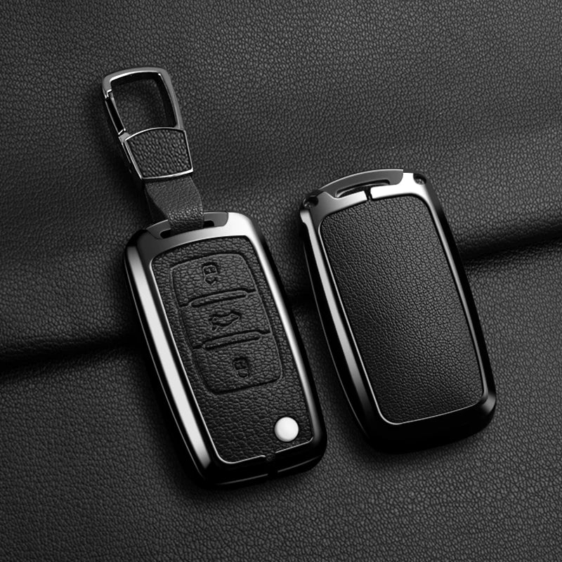 Zinc Alloy Car Key Case Car KeyChain Metal Key Shell For Volkswagen VW Polo Tiguan Golf 4 5 Jetta Beetle Scirocco Passat Shell