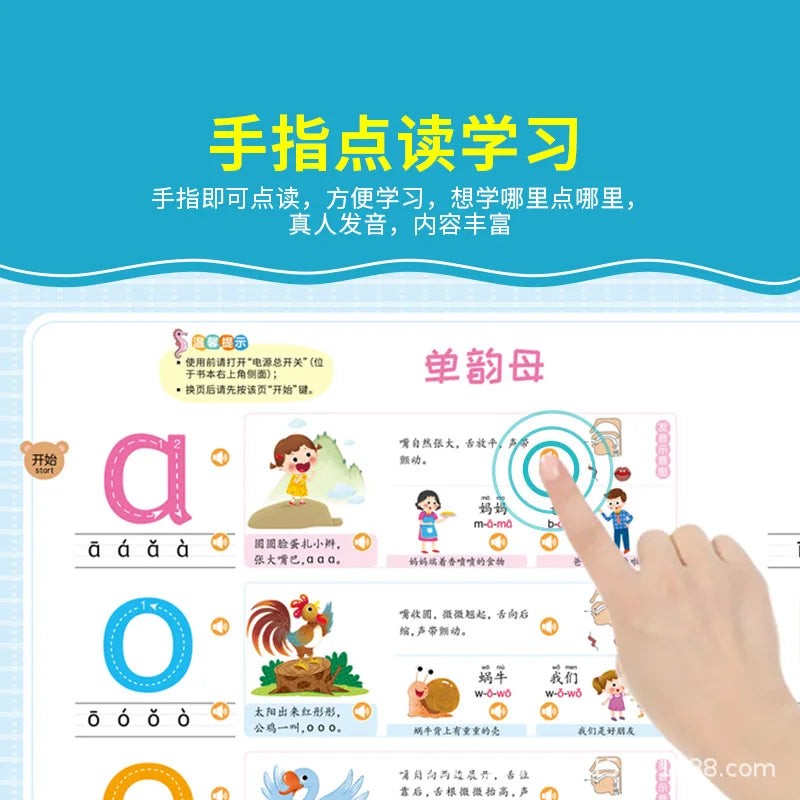 Chinese Pinyin Audiobook, Pinyin and Literacy Early Education, Cognitive Enlightenment, Parent-child Interaction