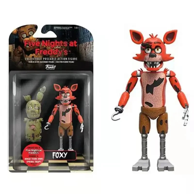 In Stock FNAFs bear's midnight harem five nights Bonnie/Freddy/Chica/Foxy Action Figure Model Toys Birthday Children's Gifts