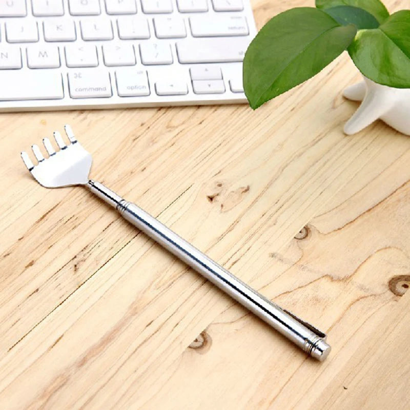 Adjustable Retractable Back Scraper Steel Anti-itch Claw Massager Scratching Rake For Elderly Back Massage Tool Heath Care