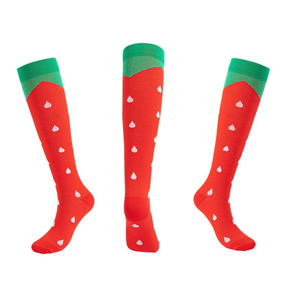 S-XXL Compression Socks Compression Socks for Varicose Vein Calf Riding Socks Stretch Open Toe Knee Socks