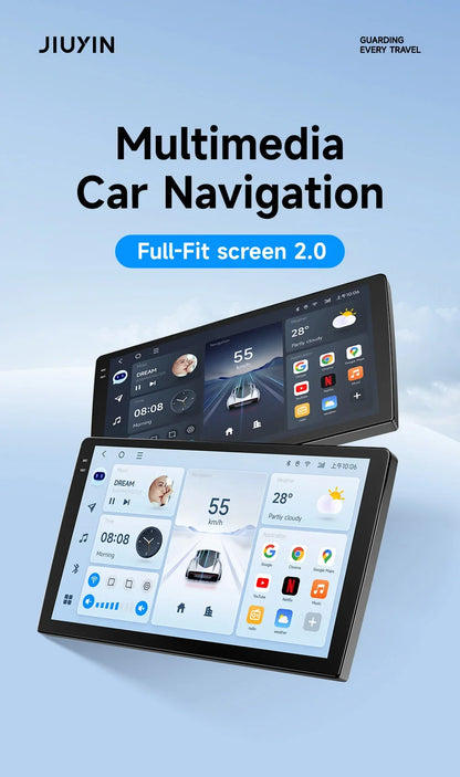 JIUYIN 10.1" Android 15 Car Radio For Mitsubishi Lancer 2007 - 2017 CarPlay Android Auto GPS 4G Multimedia Stereo Navigation