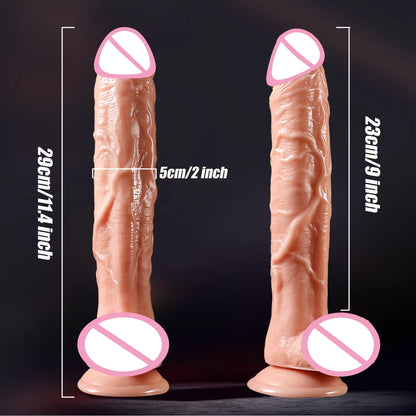 Huge Thick Realistic Dildo Big Dildos Penetration Anal Plug Vagina Masturbation Fake Dick Sexy Adult Sex Toys for Women Sexuales