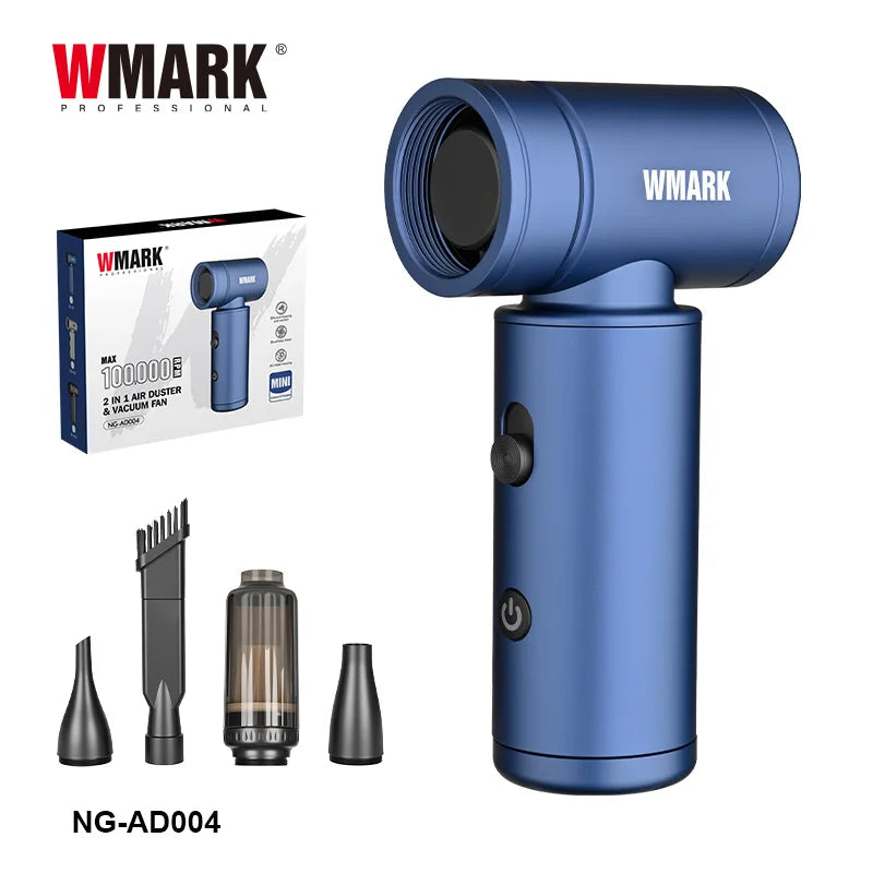 WMARK Vacuum Cleaner Professional Vacuum Handheld Vacuum Cleaner Portable Hair Dryer 100000 RPM Cleaning Home Gadgets NG-AD004