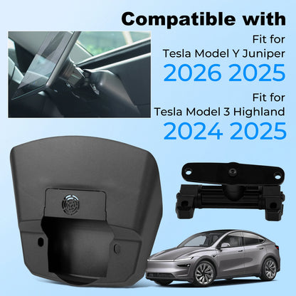 For Tesla Model Y Juniper 2025 Car GPS Navigation Adjustment Holder For Model 3 Highland 2024 Central Control Screen Rotation