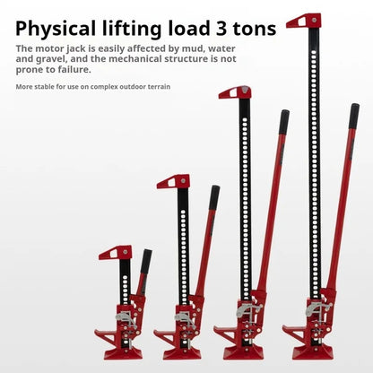 Off-Road Car Jack Farmhand Monkey Climbing Rod Tire Lifting Tool Self-Rescue Equipment for SUVs And Trucks