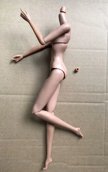 MENGF 12 Joints Movable Doll Body Pink Red White Beige Brown Coffee Green Color Doll Figures 28CM Super Model For FR IT Heads