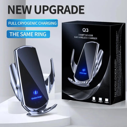 Car Phone Holder Screen Fixed Base For Hong Qi EH7 2024 Mobile Phone Support Car Mounts Wireless Charging Interior Accessories
