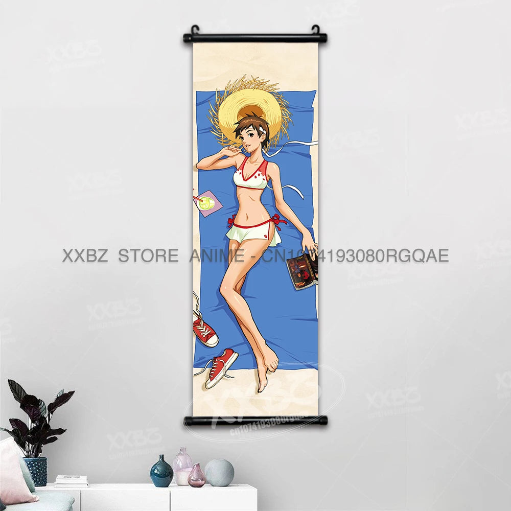 Fighting Game Street Fighter Home Decoration Hanging Painting Gouken Figures Wall Artwork Scrolls Picture Canvas Print Poster