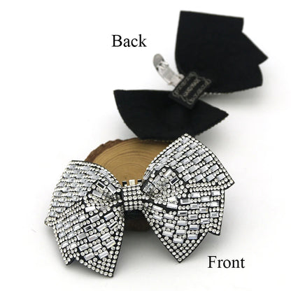 1PC Shiny Bows Shoes Decoration Clips Wedding Shoes High Heel Rhinestone Charm Buckle Clips Detachable Bride Shoes Accessories