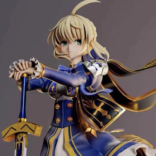 New Ane Studio Saber Altria Action Figure Fate Stay Night Anime Peripheral Desktop Collectible Statue Pvc Trendy Model Toy