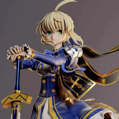 Ane Studio Saber Altria Action Figure Fate Stay Night Anime Peripheral Pvc Collectible Statue Desktop Trendy Model Toy