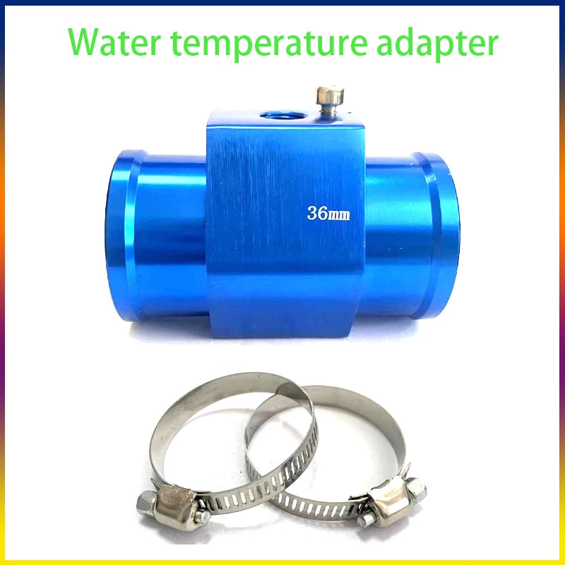 Water Temperature Sensor Head Joint Sensor Radiator Adapter 1/8NPT 12V 24V Digital Water Temperature Gauge Voltmeter