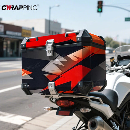 Geometry Car Wrapping Vinyl for Motorcycle Vinyls Camouflage Disruptive Pattern Red Wrap Foil Car Body Films Auto Stickers Tools