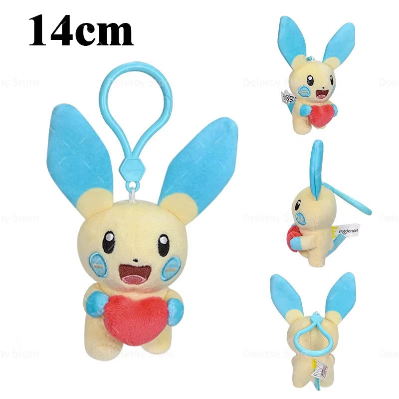 34 Styles Pokemon Plush Keychain Cartoon Toys Pikachu Eevee Charmander Squirtle Mew Snorlax Jigglypuff Doll Kids Kawai Toy Gift