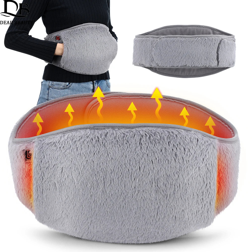 Electric Heating Pad Waist Belt Hand Warmer Winter Heater Cold-proof Uterus Warming Pad USB Charging Abdominal Heating Belt