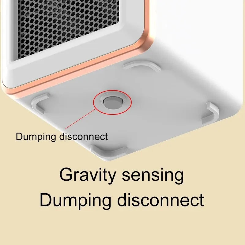 1200W Electric Heater Portable Fan Heaters 220V PTC Ceramic Room Heater Home Office Desktop Heaters Warmer Machine For Winter