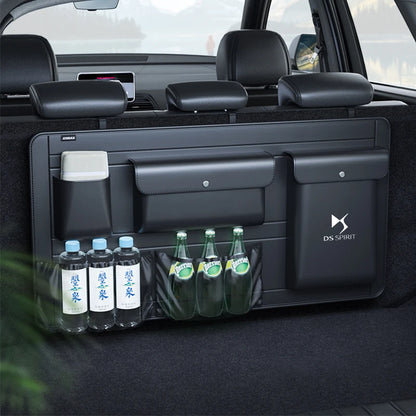For DS SUV DS6 DS7 Car Trunk Storage Bag Multifunctional Rear Seat Hanging Bag Car Trunk Storage Box Auto Interior Accessory
