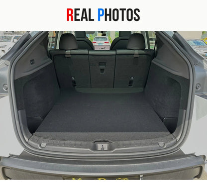 For Tesla Model Y Juniper 2025 2026 Trunk Threshold Strip TPE Mats Sill Guard Rear Cargo Kick Pad Protector Interior Accessories