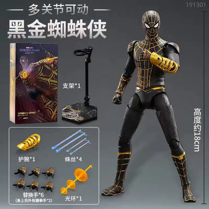 Zd Toys Marvel Ps4 Spider Man Velocity Suit Action Figure Fully Articulated Joint Movable Collectible Model Toy Gift For Adult