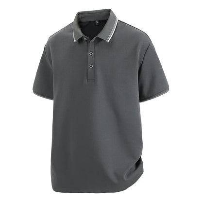 Oversized Men 7XL Polo Shirt 8XL 2026 Summer 95% Cotton Breathable Short Sleeve Collar Business Shirt Golf Man Top Clothes