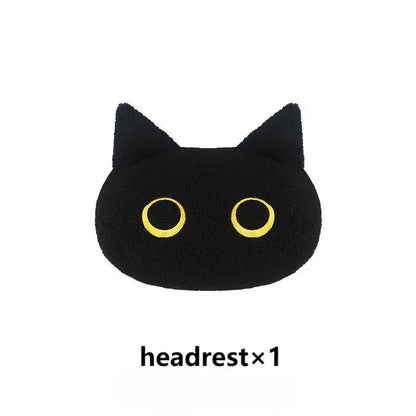 Lucky Kitten car seat covers, Corduroy Seat Cushion with Storage Bag Suitable for More Than 95% Car Models Trucks, Sedans SUVs