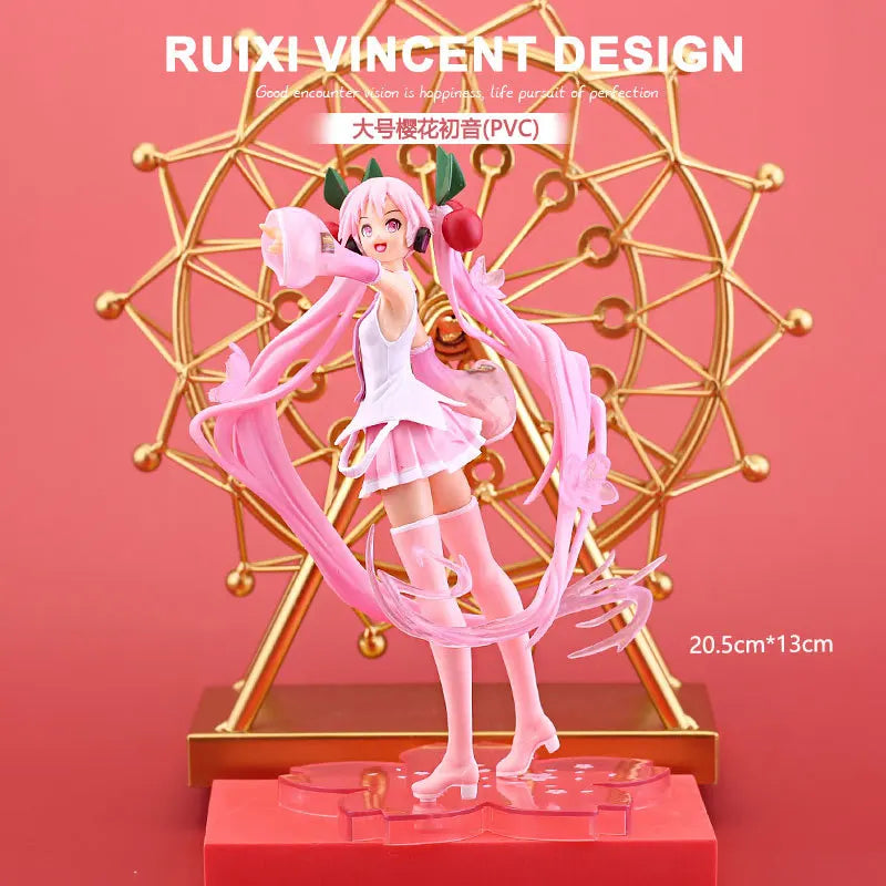 Anime Figure Hatsune Miku Model Statue Doll Beautiful Girl Sailor Moon Rem Asuna Cosplay Merchandise Collectible Gift For Fans