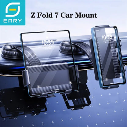 Eary for Z fold 7 6 5 4 Car Phone Mount Dashboard Phone Stand Bracket for iPhone 17 Pro Max 16 15 14 Air Samsung Car Accessories