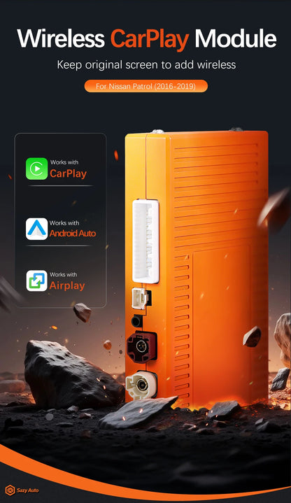 Wireless CarPlay Module For Nissan Pathfinder 2013-2019 QX60 QX70 QX80 Android Auto Car Play