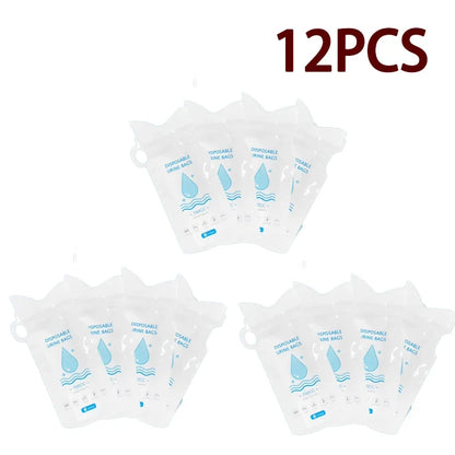 700ml 12pcs Outdoor Travel Emergency Portable Car Urinal Vomit Bags Mini Mobile Toilets Handy Unisex Disposable Toilet Bag