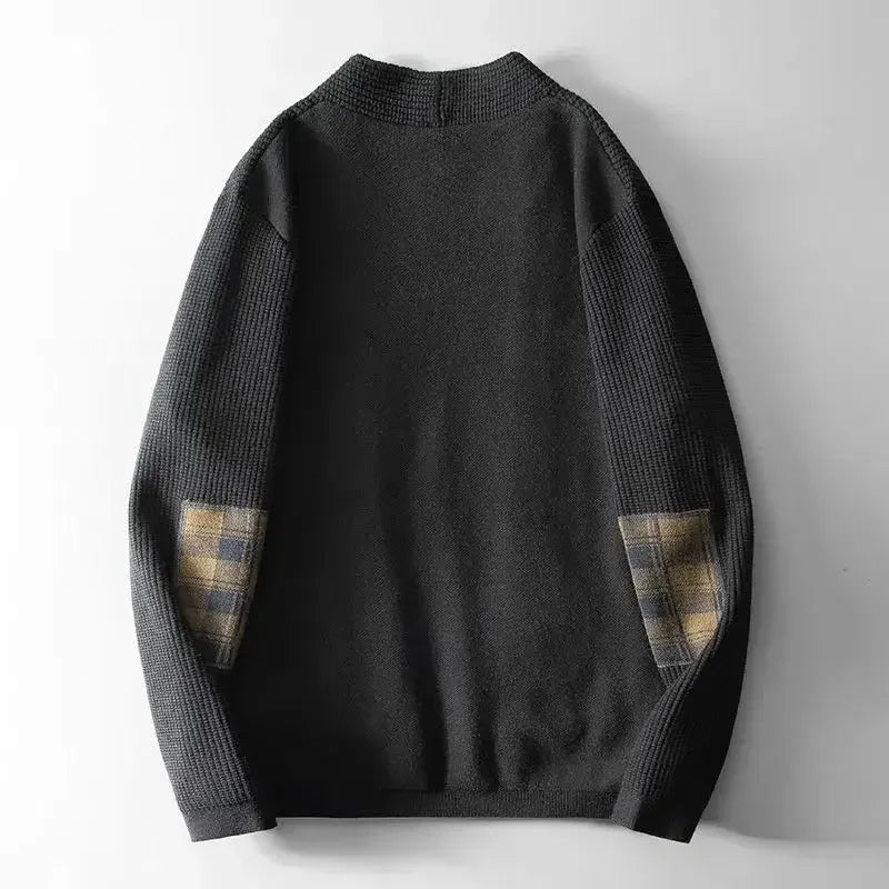 Oversize Autumnr and Winter Knitted Cardigan Male Long Sleeve Jackets High Quality Streetwear Korean Fashion Top Men's Sweaters