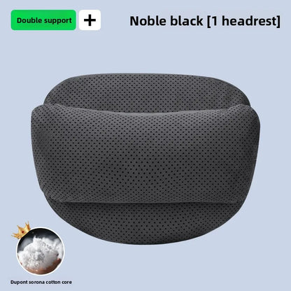 High Quality Universal SUV Car Headrest Cushion Car Seat Neck Pillow High-grade Leather Breathable Lumbar Support Car Pillow