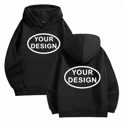 Customized Printed Men's And Women's Hoodies Loose Casual Fashion Long Sleeved Pullovers Embroidered LOGO Street Sports Shirts