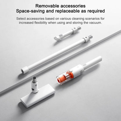 MIJIA Lightweight Vacuum Cleaner 22,000Pa Suction, 2 Cleaning Mode,Washable Accessories,Type-C 40min Run, Chinese Version