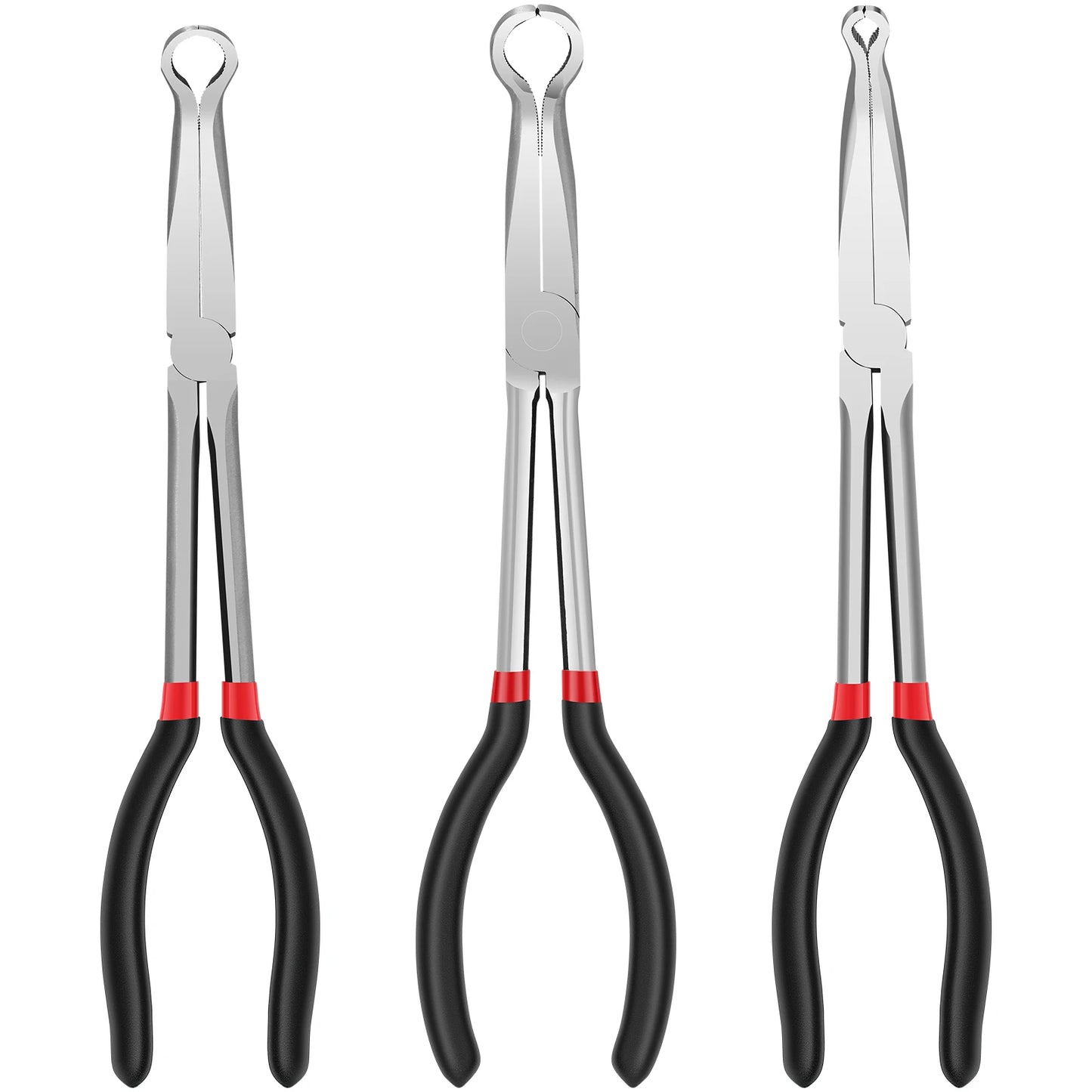 3/5Pcs Hose Gripper Plier Carbon Steel Spark Plug Removal Pliers Long Handle Car Electrical Disconnect Plier Radiator Hose Clamp